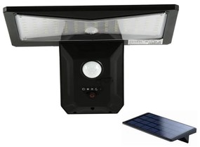 Immax 08482L-LED Napelemes érzékelős fali lámpa LED/2,6W/5,5V IP65 fekete 08482L