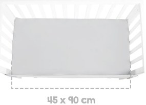 Fehér babaágy 90x45 cm – Roba
