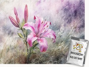 Fotótapéta Flizelina Természet Kert Virág Rózsaszín Liliom 400x280 ragasztó