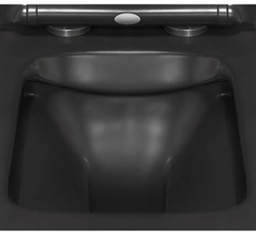 Tinos BLM fekete fali rimless WC