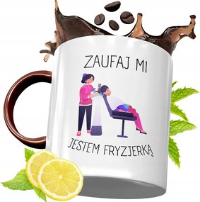 Bordó Bögre Fodrásznak Születésnapi Ajándék fényképes nyomtatással