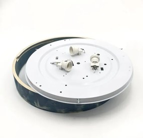 Brilagi - PINO mennyezeti lámpa 3xE27/15W/230V fenyő/kék átm. 47,5 cm