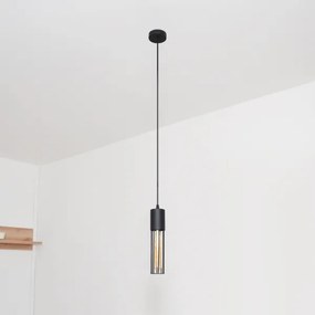 Csillár zsinóron MELODY 1xE27/15W/230V fekete