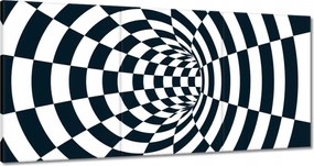 Festmények 120x60 Absztrakt fekete-fehér