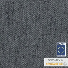 Szürke-natúr színű ágyneműtartós boxspring ágy 180x200 cm Faro – Maison de Rêve