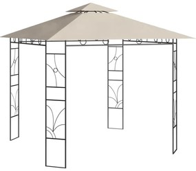krémszínű pavilon 3 x 3 x 2,7 m 160 g/m²