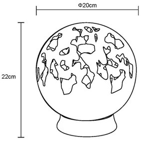 Globo 36746 - LED Napelemes dekoráció LED/0,06W/3V IP44