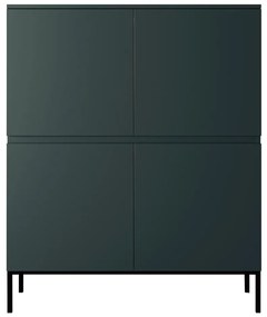 Szekrény Bennasi B1  (malachit + fekete). 1099039