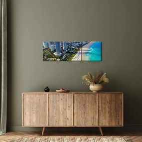 Kép - Miami, Florida (órával) (90x30 cm)
