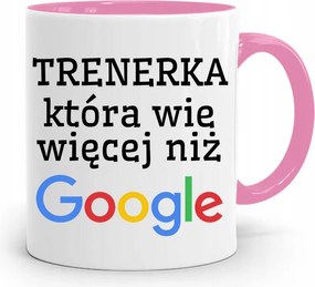 Edzőnőnek Edzőterem Bögre Rózsaszín, fényképes nyomott mintával