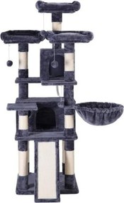 XXL Macska lakás 168 cm, Füstös szürke