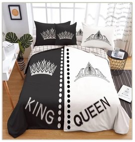 6 db polycotton ágynemű King 200x140cm+90x70cm TiaHome