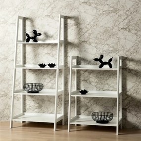 5 polcos állvány, fehér, REON TYP 3