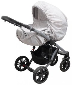 Babakocsi esővédő New Baby Basic szürke