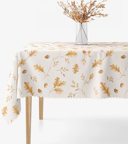 Goldea viaszosvászon terítő - tölgy levelek 100 x 100 cm