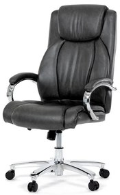 Szürke Ökobőr Irodai Főnöki Szék Hinta Mechanikával. GREY