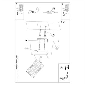 Brilagi - LED fali spotlámpa CRESTO 1xGU10/10W/230V bordó