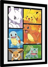 Keretezett poszter Pokemon - Comic Panels