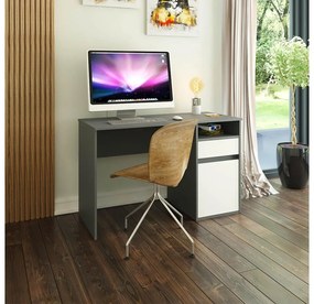 PC asztal Bolegy (grafit + fehér) . 1116254