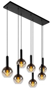 Lucide 45402/07/30 - Csillár zsinóron MARIUS 7xE27/40W/230V fekete