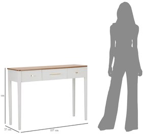 Konzol anyaga 107x37x80cm
