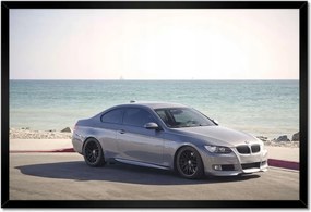 Poszterek 60x40-es keretben Bmw a tengerparton