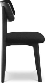 Fekete tömörfa étkezőszék Niu – Makamii