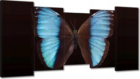 Vászonkép 150x80 Kék pillangó