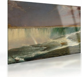 Üveg kép - Frederic Edwin Church, Niagara, reprodukciók (70x50 cm)