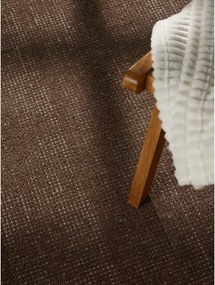 Barna kézi szövésű gyapjú kerek szőnyeg ø 160 cm Greenwich – Ted Baker