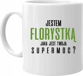 Ajándék bögre Virágkötő vagyok mi a szupererőd?