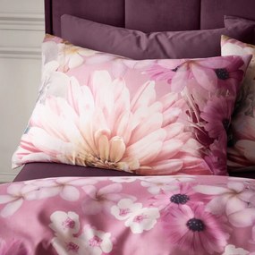 Rózsaszín egyszemélyes ágyneműhuzat 135x200 cm Rosemoor Floral – RHS