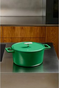 Indukciós tűzhelyhez alkalmas öntöttvas lábas fedővel 5,5 l Mattia 3.0 – FABINI