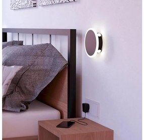 Eglo 901585 - LED Fali lámpa TALAMELLO LED/12W/230V 3000K átm. 17 cm fekete