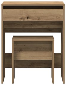 Sminkasztal Tükörrel Artisan Tölgy F_floor_Angegyár