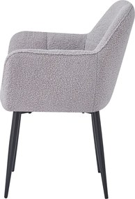 Étkezőszék, szürke/fekete, SENER