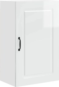 vidaXL Konyhaszekrény Kalmar Magas Fényű Fehér 50 x 31 x 80 cm Faanyag