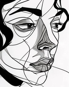 Poszter 40x50cm Női portré