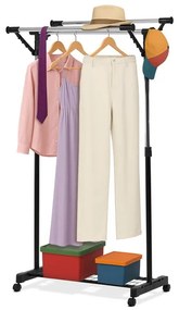 Fekete Fém Ruhafogas. 84521 BK