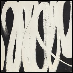 Kézzel festett kép 100x100 cm Spinning Around – Malerifabrikken