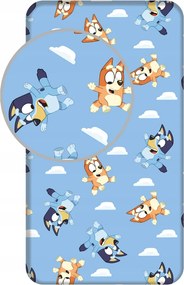 Bluey Clouds gumis lepedő 90x200 cm