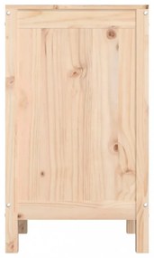 tömör fenyőfa szennyestartó láda 44 x 44 x 76 cm