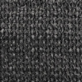 3,6x3,6x3,6 m háromszög alakú antracit HDPE napernyő