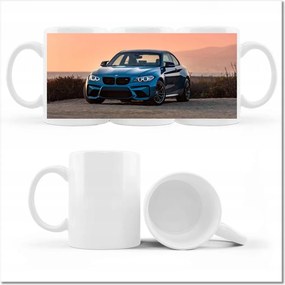 Naplemente fényképes bögre Bmw Auto