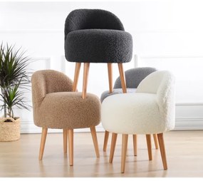 MIKI puff, átmérő 46 cm, barna