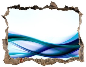 3d lyuk fal dekoráció Elvont hullámok nd-k-87971170