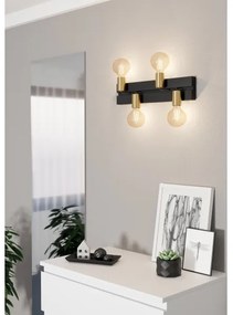 Eglo 900509 - Mennyezeti lámpa MACCHIONE 4xE27/10W/230V