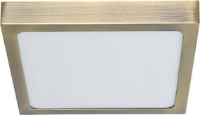 PREZENT 49062 LENYS Négyzetes Mennyezeti Lámpa Antik Bronz, Fehér LED IP20