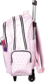 K-pop Démonvadászok Pink gurulós iskolatáska, táska 46 cm