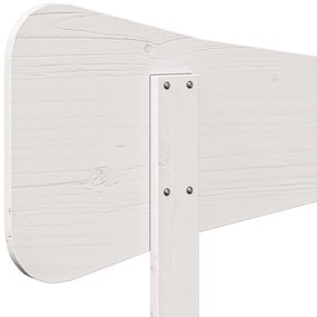 fehér tömör fenyőfa fejtámla 135 cm